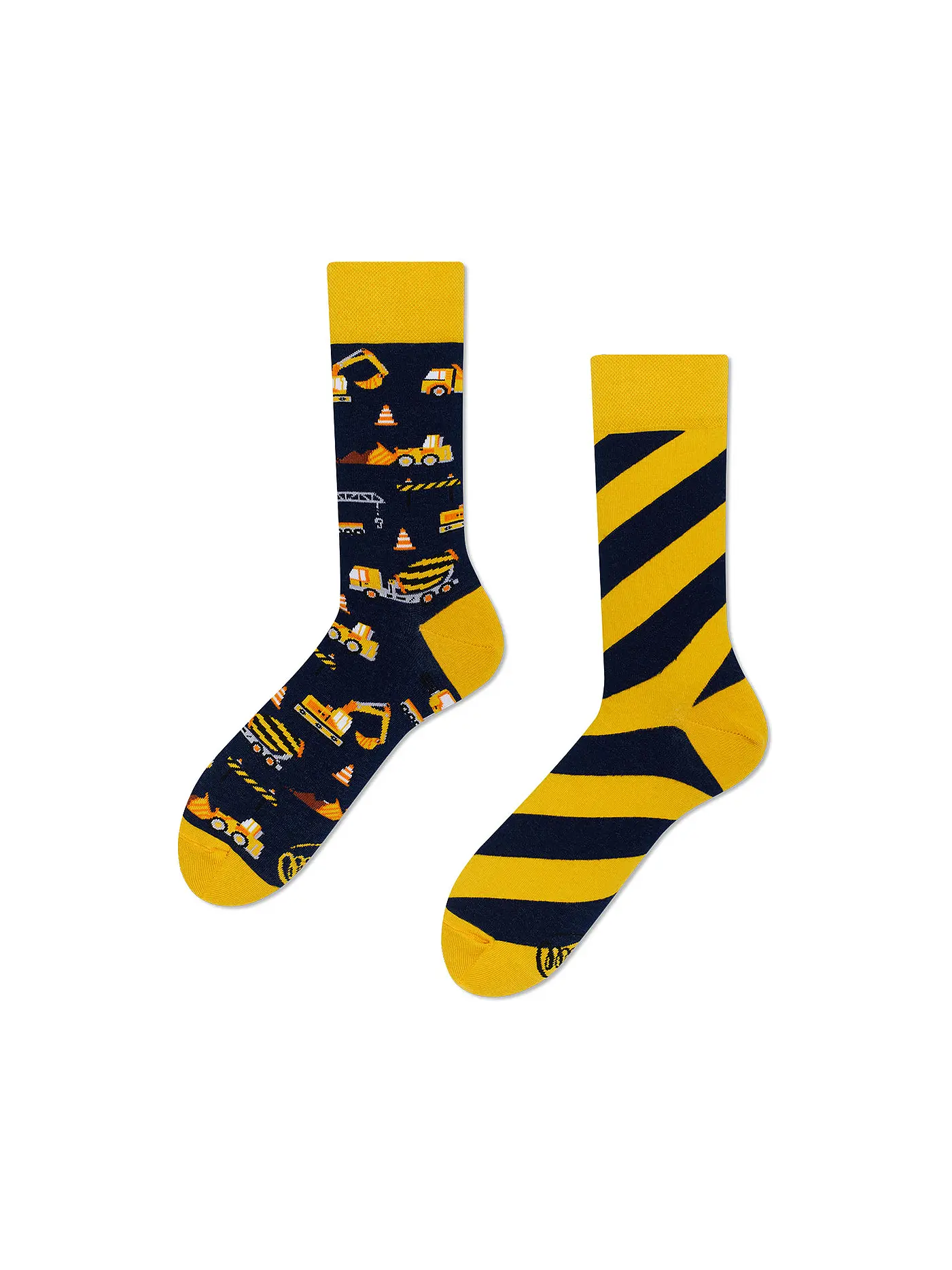 MANY MORNINGS | Herren Socken THE BUILDER gelb | 